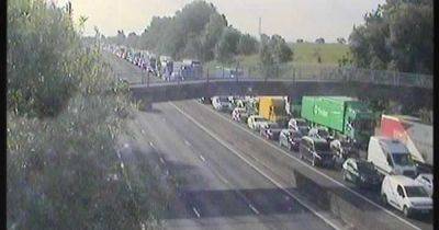LIVE: Severe queues on stretch of M6 after 'vehicle fire' - latest updates