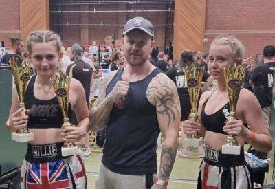 Gravesend’s Star Kickboxing and Boxing Gym duo Millie Greenfield and Lexie Gunner add to European titles with kickboxing crowns at ICO British Championships in Cannock