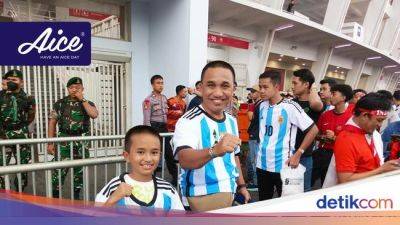 Lionel Messi - Fans Cilik dari Jambi ke GBK Mau Nonton Marselino dan Timnas Argentina - sport.detik.com - Argentina - Indonesia