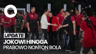 Jokowi hingga Prabowo ke GBK Nonton Laga Indonesia Vs Argentina
