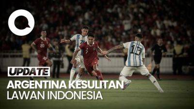 Pelatih Argentina Scaloni Akui Kesulitan Lawan Indonesia