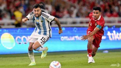 Argentina beat Indonesia 2-0 without Messi in Jakarta friendly
