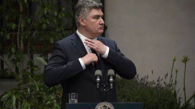 Croatian president Milanović compares 'Slava Ukraini' salute to 'Sieg Heil'