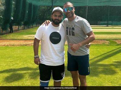 Rishabh Pant - "Back And Better Than Ever": Shikhar Dhawan Reunited With Rishabh Pant At NCA. Shares Pic - sports.ndtv.com - India -  Delhi