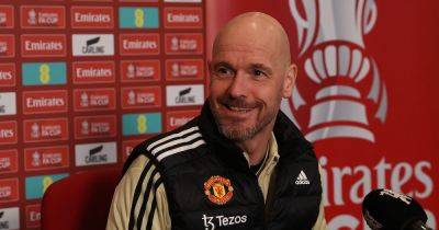 Erik ten Hag press conference LIVE Manchester United updates and team news for FA Cup final