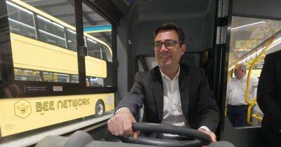Greater Manchester gets keys to first yellow Bee Network buses