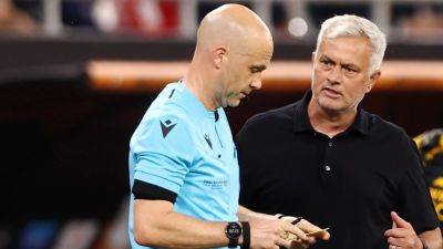 UEFA charge Jose Mourinho over criticism of Europa League final ref Anthony Taylor