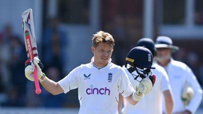 Ollie Pope breaks record for quickest Test double century in England as Tongue takes first Test wickets
