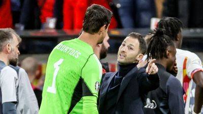 Thibaut Courtois says Belgium coach Domenico Tedesco claims over injury 'do not fit with reality'