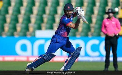 Aaron Jones - Nepal vs USA, ICC World Cup Qualifier: Live Cricket Score And Updates - sports.ndtv.com - Usa - Zimbabwe - Sri Lanka - Nepal -  Harare