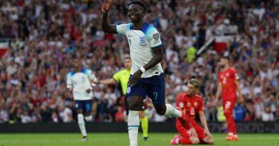 Bukayo Saka scores hat-trick as ruthless England put seven past North Macedonia
