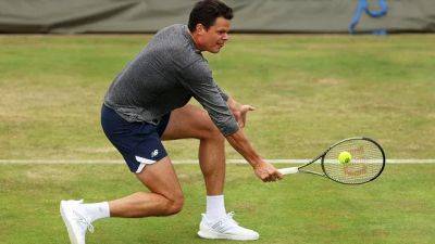 Raonic pulls out of Wimbledon tune-up with reported right shoulder injury