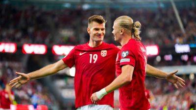 Euro 2024: Erling Haaland double fires Norway to first win as Moldova earn incredible comeback win over Poland