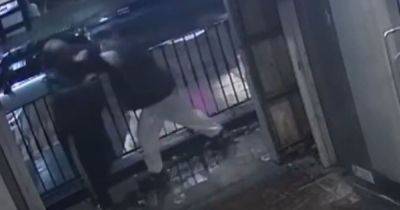 Chilling moment a dad, 61, was pushed over outside a pub - a week later he was dead