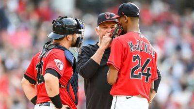 Nick Cammett - Diamond Images - Getty Images - Cleveland Guardians - Terry Francona - Guardians place Triston McKenzie on IL with elbow sprain that may require surgery - foxnews.com - county Cleveland - county Allen - county Logan -  Houston - state Ohio