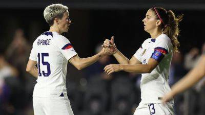 USA Women's World Cup team led by Alex Morgan, Megan Rapinoe - ESPN