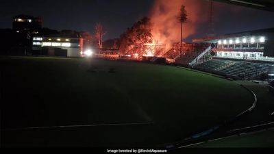 Fire At Harare Sports Club, ICC Examines Venue For Further Cricket World Cup Qualifier Matches - sports.ndtv.com - Netherlands - Scotland - Zimbabwe - Uae - Ireland - Sri Lanka - Oman -  Harare