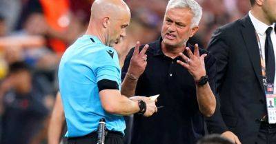 Jose Mourinho - West Ham - Anthony Taylor - Jose Mourinho gets four-game ban for Anthony Taylor abuse at Europa League final - breakingnews.ie - Britain - Manchester - Portugal - Italy -  Budapest -  Prague - county Taylor