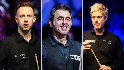 Mark Allen - Luca Brecel - Who is playing on the World Snooker Tour this season? Full list of competitors with Ronnie O'Sullivan at world No. 1 - eurosport.com - Britain - Manchester - Germany - China -  Shanghai - Egypt -  Sheffield -  Wuhan
