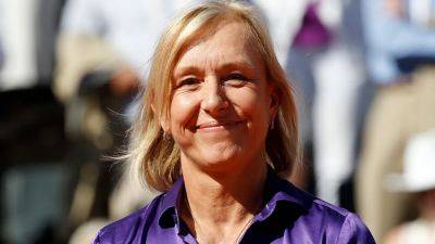 Tennis great Martina Navratilova gives 4-word reaction to Riley Gaines' exchange with activist at hearing