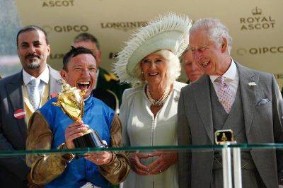 Frankie Dettori celebrates Gold Cup success in Royal Ascot swansong