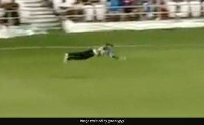 David Wiese - Watch: England Youngster Takes Flying One-Handed Catch, Stuns Home Crowd - sports.ndtv.com - Australia - Jordan - Birmingham