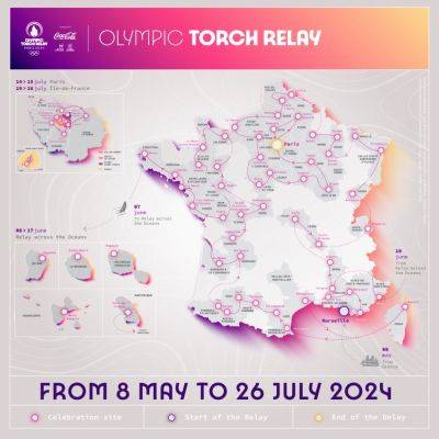 2024 Paris Olympic torch relay to visit D-Day beaches, overseas territories
