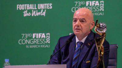 Gianni Infantino - United States to host expanded Club World Cup in 2025 - FIFA - channelnewsasia.com - Manchester - Usa - Mexico - Canada - Madrid - Indonesia - Thailand