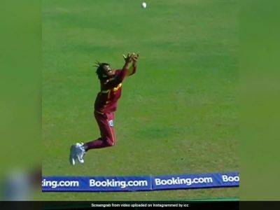 Nicholas Pooran - Kyle Mayers - Watch: West Indies Star's Smart Boundary Line Catch In ICC World Cup Qualifiers 2023 - sports.ndtv.com - Zimbabwe - Nepal