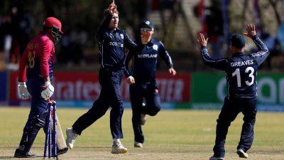 UAE’s Cricket World Cup qualifying dream dies with defeat to Scotland in Zimbabwe