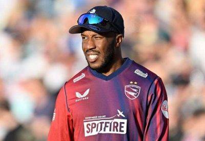 Daniel Bell-Drummond scores century and Grant Stewart takes a hat-trick as Kent Spitfires (228-3) beat Middlesex (173) in T20 Blast