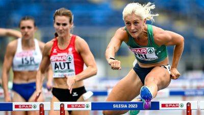 European Games: Sarah Lavin wins 100m hurdles bronze