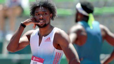 Marcell Jacobs - Michael Johnson - Noah Lyles - Noah Lyles ties Usain Bolt record for sub-20s; new 100m world leader at NYC Grand Prix - nbcsports.com - Britain - Switzerland - Italy - Usa - Namibia - London -  Tokyo -  New York - state Oregon -  Budapest - Jamaica - county Hughes