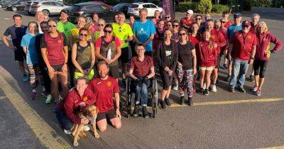 Motherwell Athletics Club put in the miles to mark Scottish National Running Week