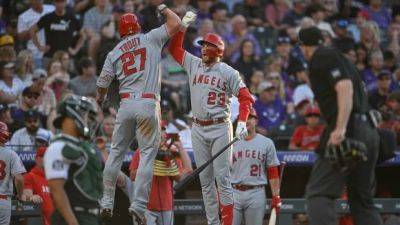 Angels set franchise records for runs, hits in 25-1 rout of Rockies