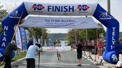 Defreyne, Bazeley winners at 95th running of the Tely 10 road race - cbc.ca