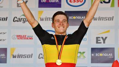 Tadej Pogacar and Remco Evenepoel win national road cycling titles, Fred Wright takes British crown