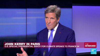 Joe Biden - Emmanuel Macron - Xi Jinping - US envoy John Kerry: ‘There are trillions of dollars waiting to be invested’ in climate transition - france24.com - France - Usa - China - Beijing - Washington -  Paris