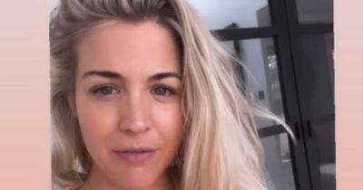 Gemma Atkinson says she can 'finally relax' after being praised for her response to labour after traumatic first birth