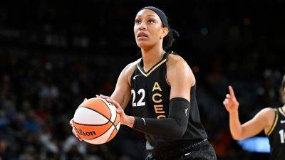 WNBA star A'ja Wilson boxes out Nets forward Mikal Bridges: 'We cool over here'