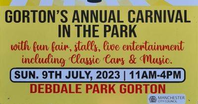 Gorton's famous annual carnival returning to Debdale Park - manchestereveningnews.co.uk - Manchester