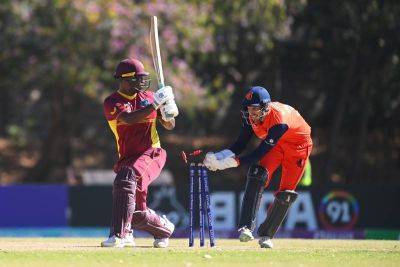 West Indies on brink of missing World Cup after sensational win by Netherlands