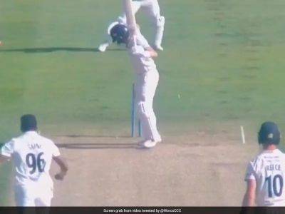 Watch: Navdeep Saini Rattles Off-Stump On His "First Ball" For Worcestershire