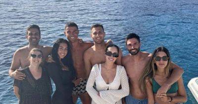Diogo Dalot on holiday with former Manchester United teammate Cristiano Ronaldo