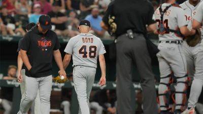 Tigers pitchers Matthew Boyd, Will Vest leave game vs Rangers due to injury