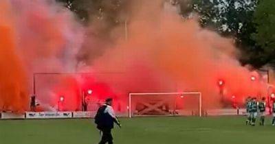Kevin Van-Veen - Stuart Kettlewell - Dutch ultras engulf Motherwell friendly in sea of flares and pyro as special connection sparks boisterous scenes - dailyrecord.co.uk - Britain - Netherlands - Scotland - county Ross -  Holland
