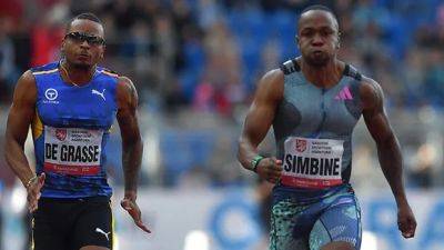 De Grasse earns 1st top-3 finish in 100m in over a year, ties season-best time in Ostrava