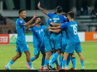 SAFF Championship: India To Face Lebanon In Semifinal
