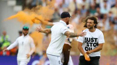 Jonny Bairstow - Three Just Stop Oil protesters charged after disrupting play at Lord's - channelnewsasia.com - Australia - Ireland