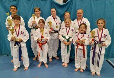 Students from Folkestone and Ashford branches of Canton Martial Arts excel at Canton Black Belt Academy National Karate Championships in Eastbourne